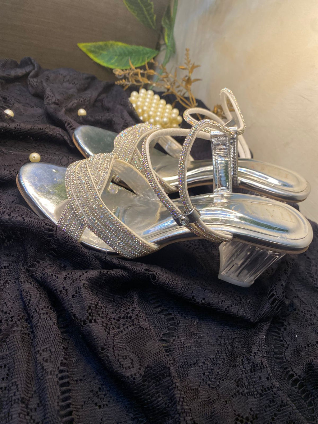 Pearl Whisper Block Heel