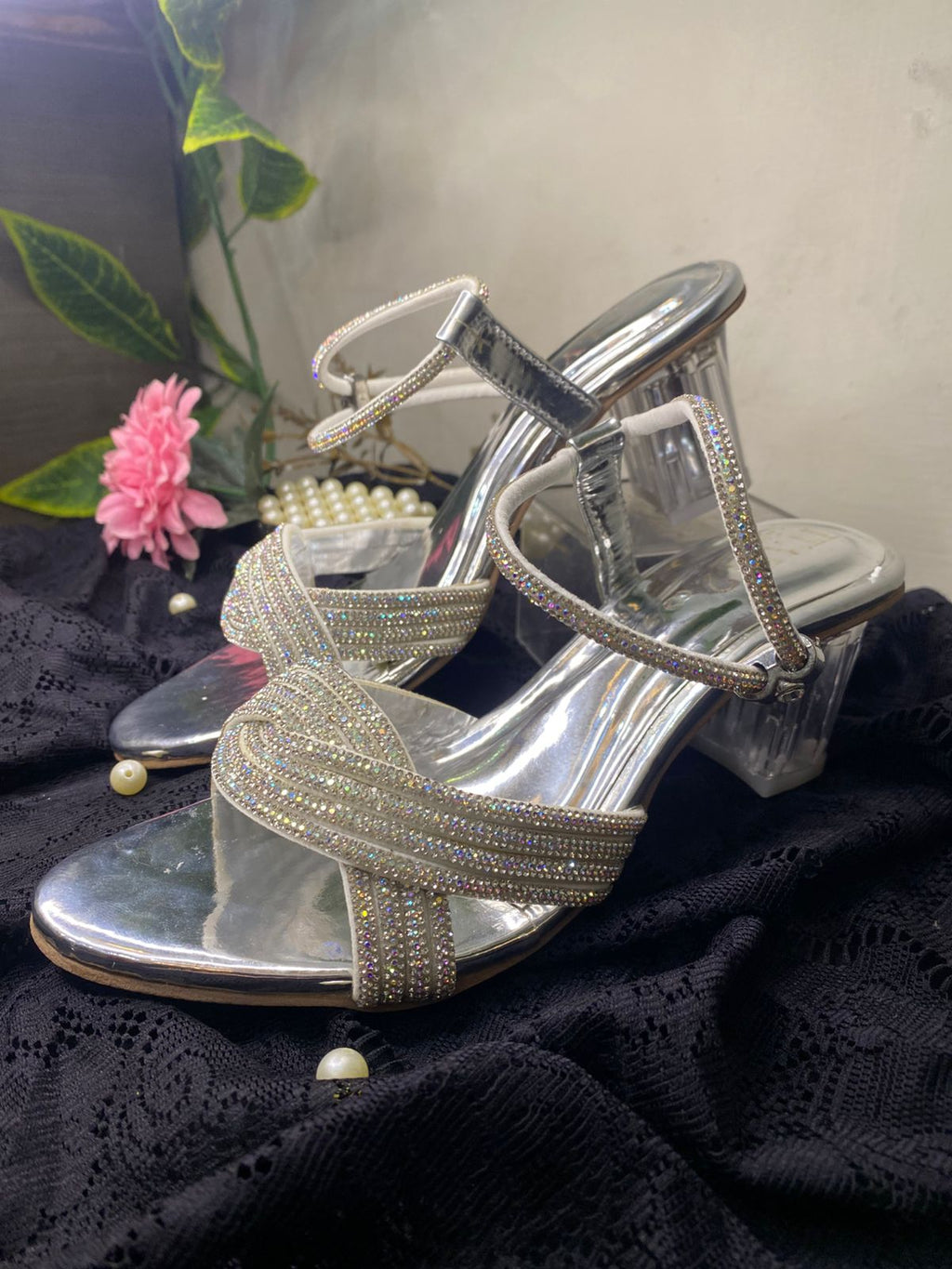 Pearl Whisper Block Heel